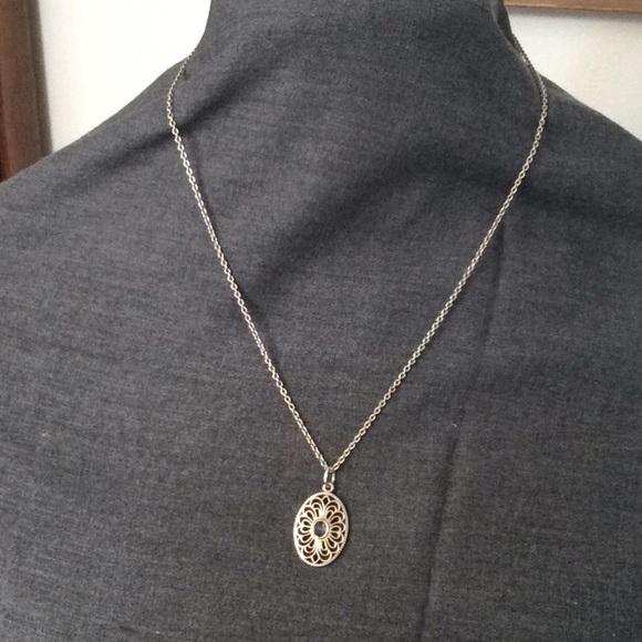 Vintage silver necklace - Picture 1 of 7